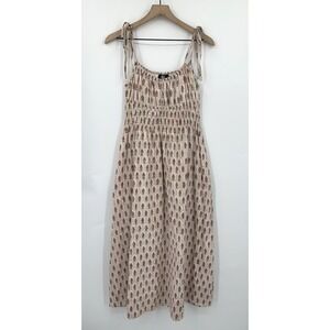 Madison Mathews Dress Womens Small Pink Floral Maxi Long Cottage Prairie Preppy
